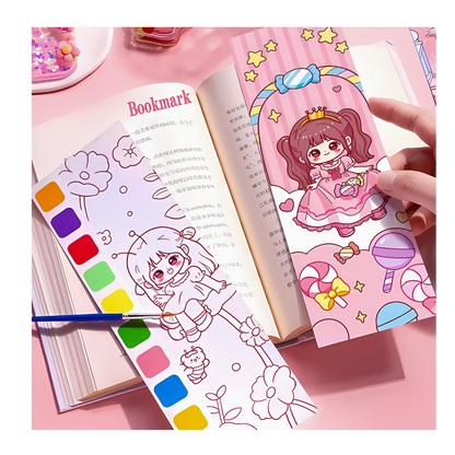 Scratch and Water Colouring Notebook - Princess