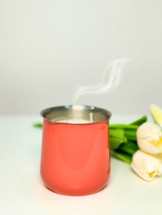 Belly Pot Candle - Pink