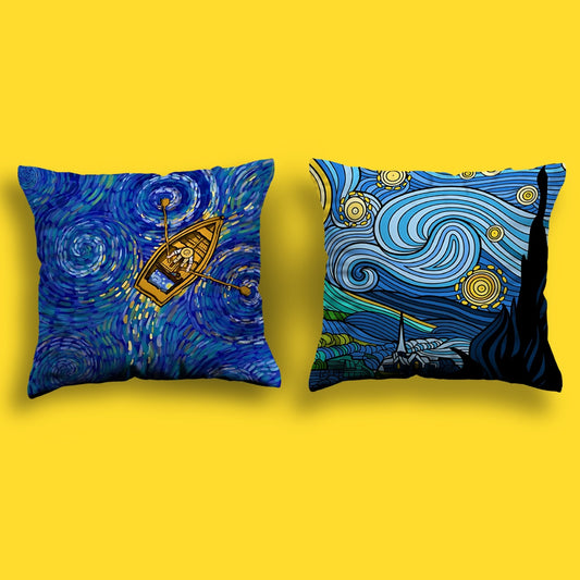 Cushion Printed - Van Gogh ( dual side printed)