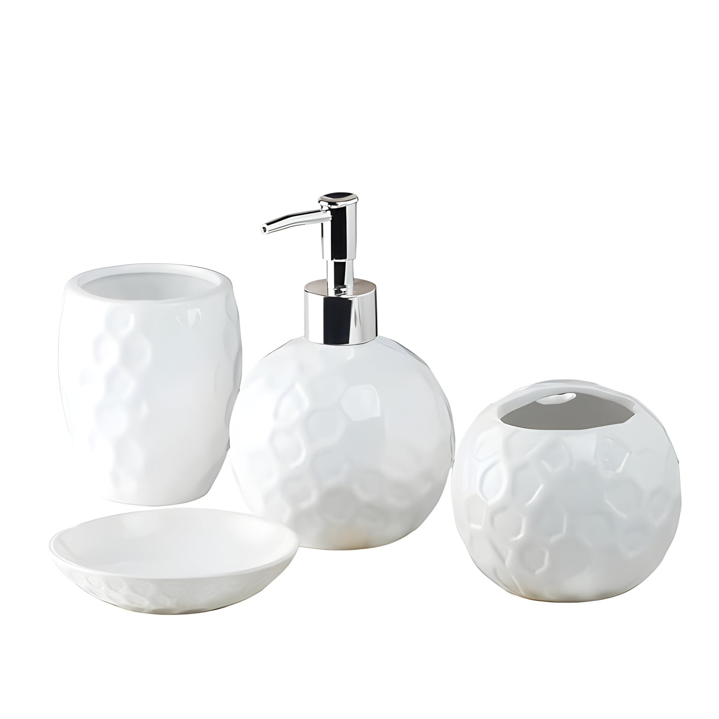 Premium Bathroom Ceramic (Set of 4)